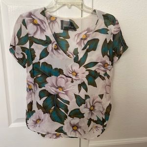Reformation floral blouse